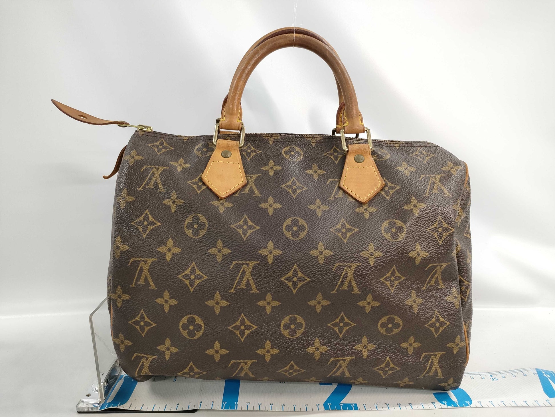 LOUIS VUITTON Monogram Speedy 30 Boston Bag