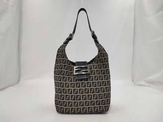 FENDI Zucchino One-Shoulder Handbag