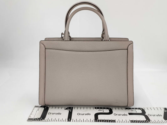 COACH Leather 2-Way Shoulder Bag/Handbag in Beige