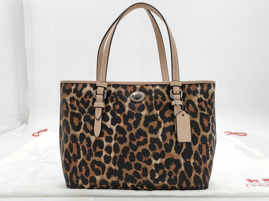COACH Leopard Print Tote Bag