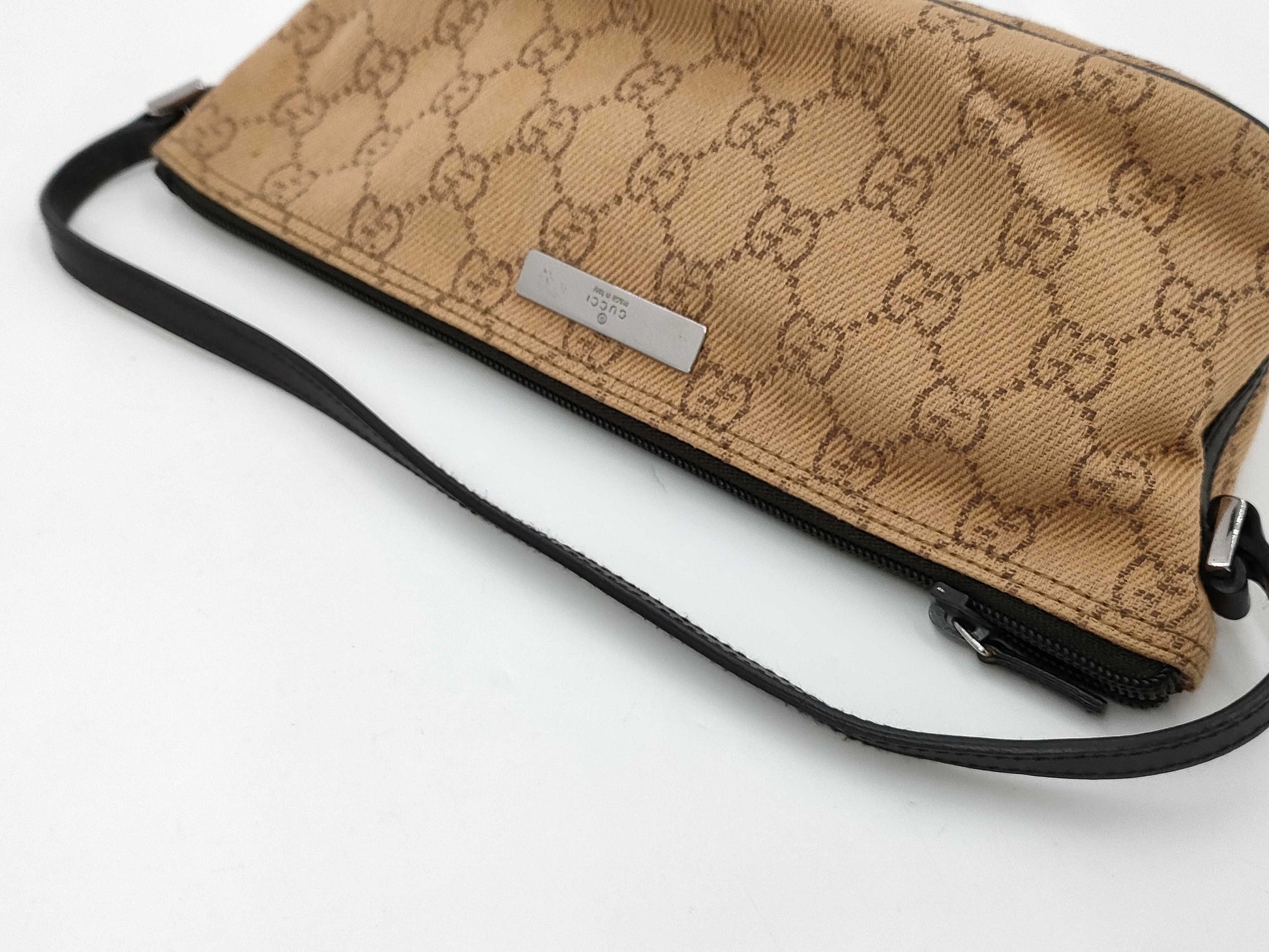 GUCCI GG Canvas Hand Pouch