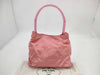 PRADA Satin Tote Bag with Plastic Handles, Pink