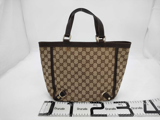 GUCCI GG Canvas Tote Bag