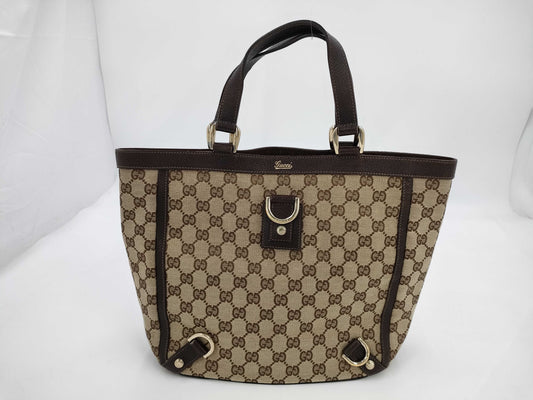 GUCCI GG Canvas Tote Bag