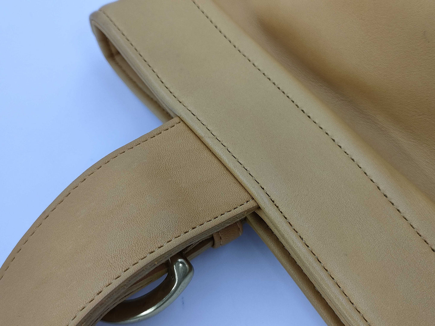 COACH Old Coach Leather Tote Bag Yellow