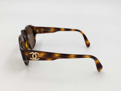 CHANEL Coco Mark Chanel Coco Mark Brown Sunglasses Sunglasses and Glasses