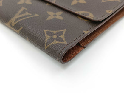 LOUIS VUITTON Monogram Long Wallet Trifold Wallet