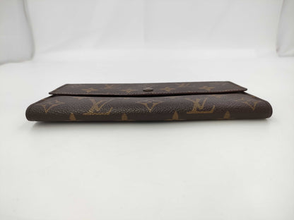 LOUIS VUITTON Monogram Long Wallet Trifold Wallet