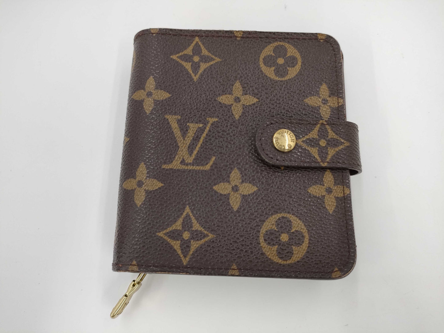 LOUIS VUITTON Compact Zip Monogram Wallet