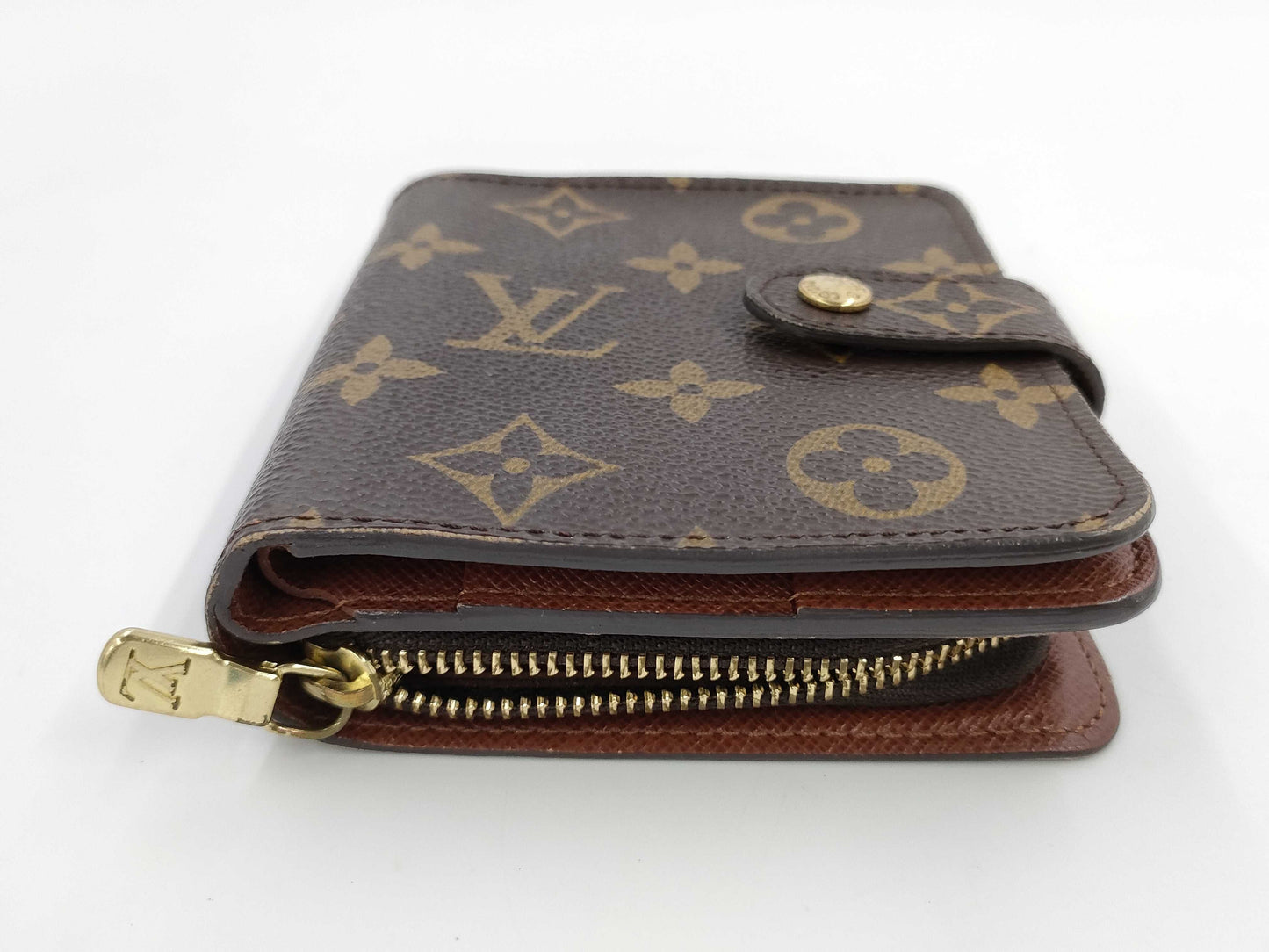 LOUIS VUITTON Compact Zip Monogram Wallet