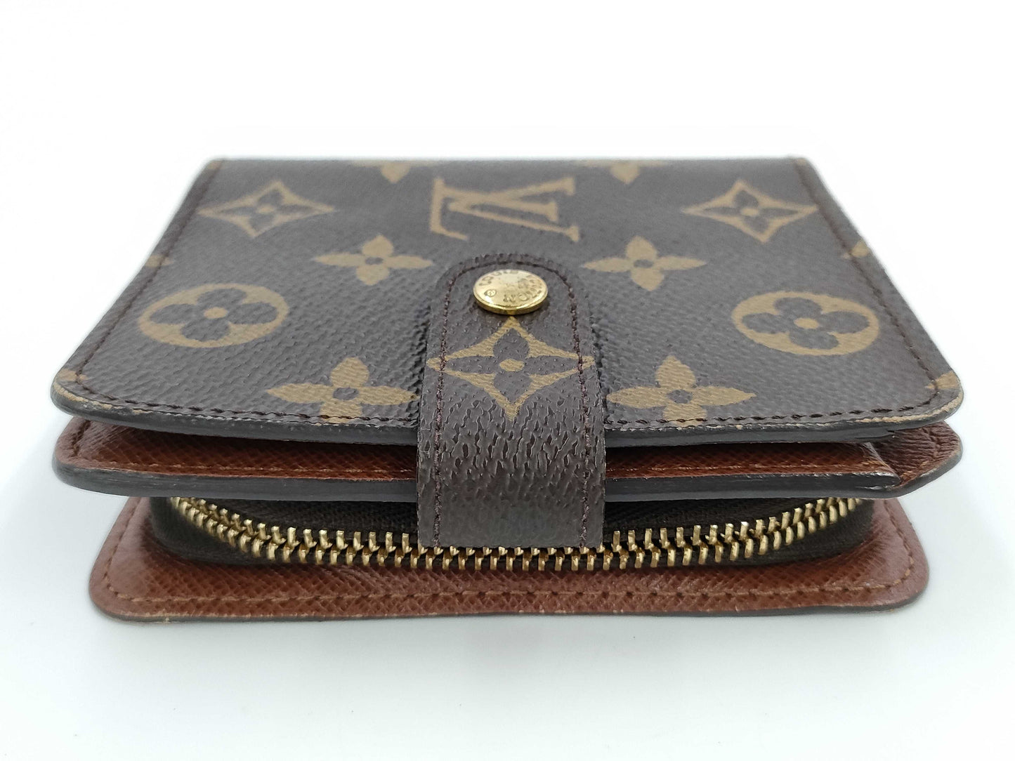 LOUIS VUITTON Compact Zip Monogram Wallet