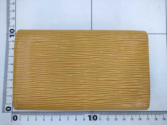LOUIS VUITTON Epi Yellow Wallet