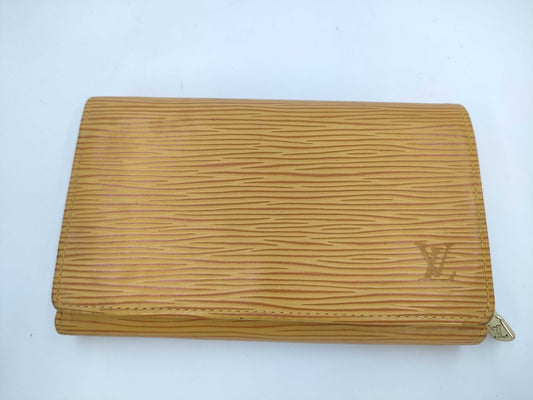 LOUIS VUITTON Epi Yellow Wallet