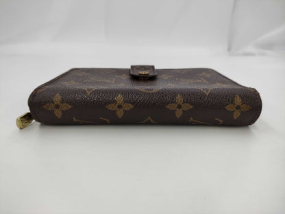 LOUIS VUITTON Monogram Porte Papier Zip Bifold Monogram Wallet