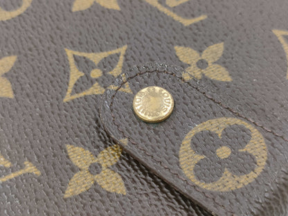 LOUIS VUITTON Monogram Porte Papier Zip Bifold Monogram Wallet