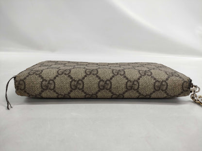 GUCCI GG Supreme 212110 Zippy Wallet