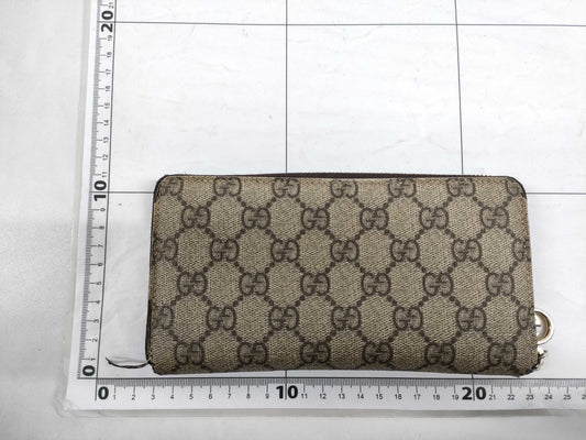 GUCCI GG Supreme 212110 Zippy Wallet