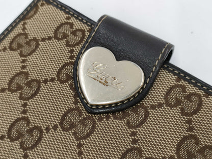 GUCCI GG Canvas Folding Wallet