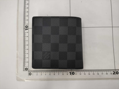 LOUIS VUITTON Damier Graphite Folding Wallet