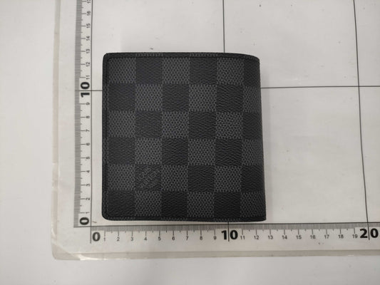 LOUIS VUITTON Damier Graphite Folding Wallet