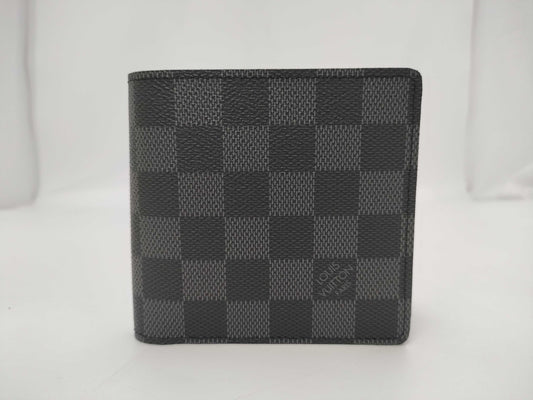 LOUIS VUITTON Damier Graphite Folding Wallet