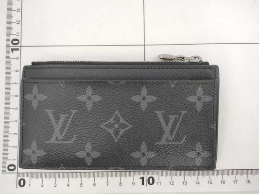 LOUIS VUITTON Monogram Eclipse Coin and Card Case