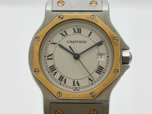 Cartier Santos Octagon LM 18790224699 Quartz Women's Watch