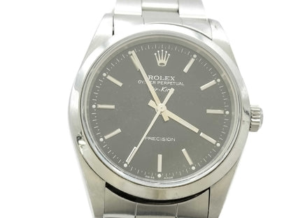 ROLEX Air-King 1400M K847794 Black Dial Boys' Watch