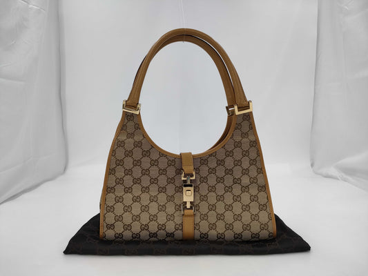 GUCCI GG Canvas Jackie Handbag