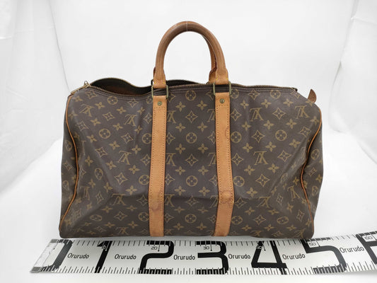 LOUIS VUITTON Monogram Keepall 45 Boston Bag