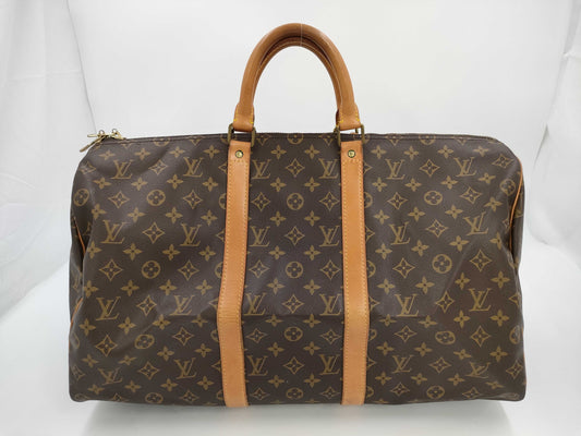 LOUIS VUITTON Monogram Keepall 50 Boston Bag