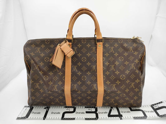 LOUIS VUITTON Monogram Keepall 50 Boston Bag