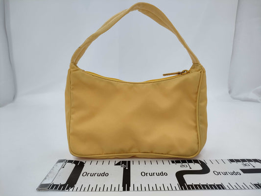 PRADA Nylon Prada Nylon Mini Handbag Yellow