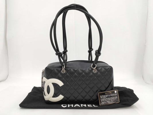 CHANEL Cambon Chanel Cambon Bowling Bag Handbag