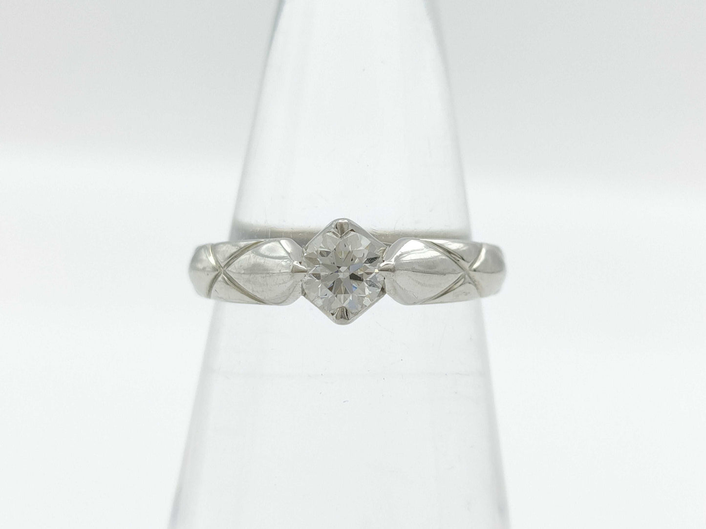 CHANEL Coco Crush 1PD PT950 4.0g Ring 
