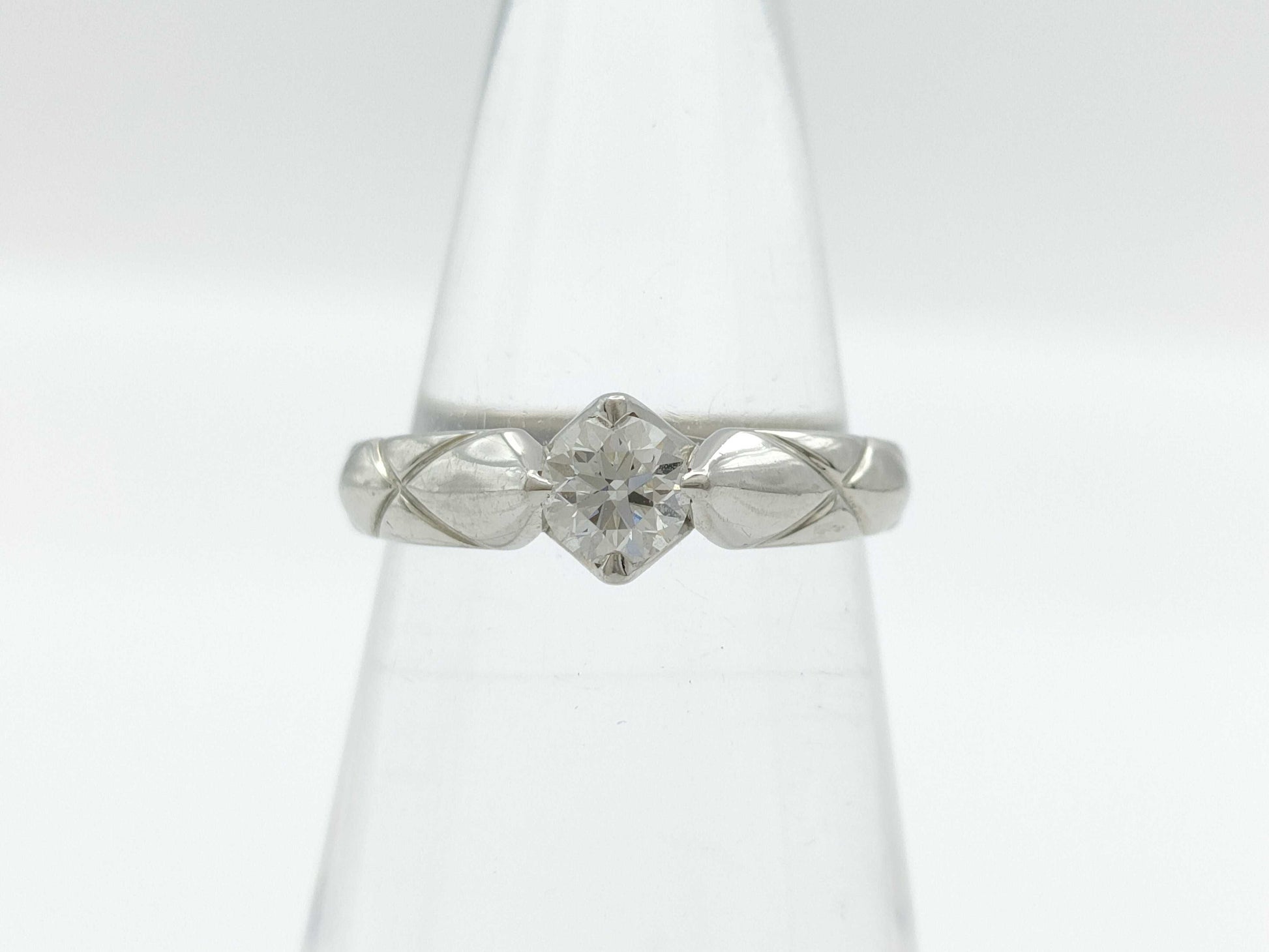 CHANEL Coco Crush 1PD PT950 4.0g Ring 