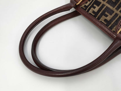 FENDI Zucca Pile Tote Handbag