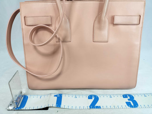 SAINT LAURENT SAINT LAURENT PARIS Sac de Jour Shoulder Handbag, Pink Leather, Dust Bag
