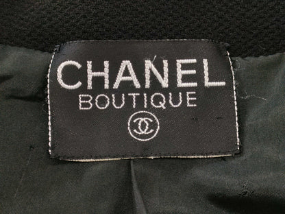 CHANEL Coco Mark Lace Trim Jacket