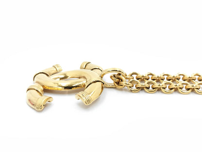 CHANEL Coco Mark Vintage Chain Necklace