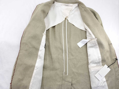 GUCCI Horsebit Linen Tailored Jacket
