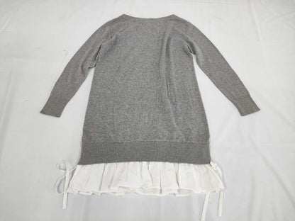 FOXEY Foxy Knit Dress with Ruffled Hem, Size 38