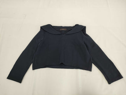 FOXEY Venezia Sailor Collar Cut and Sew Top, Size 40