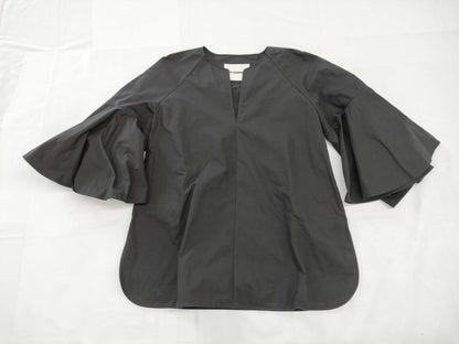 JILSANDER V-neck full circle sleeve blouse, size 30, top
