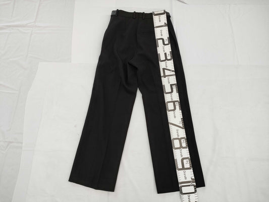 CELINE Soft Leather Ribbon Cotton Pants Size 40