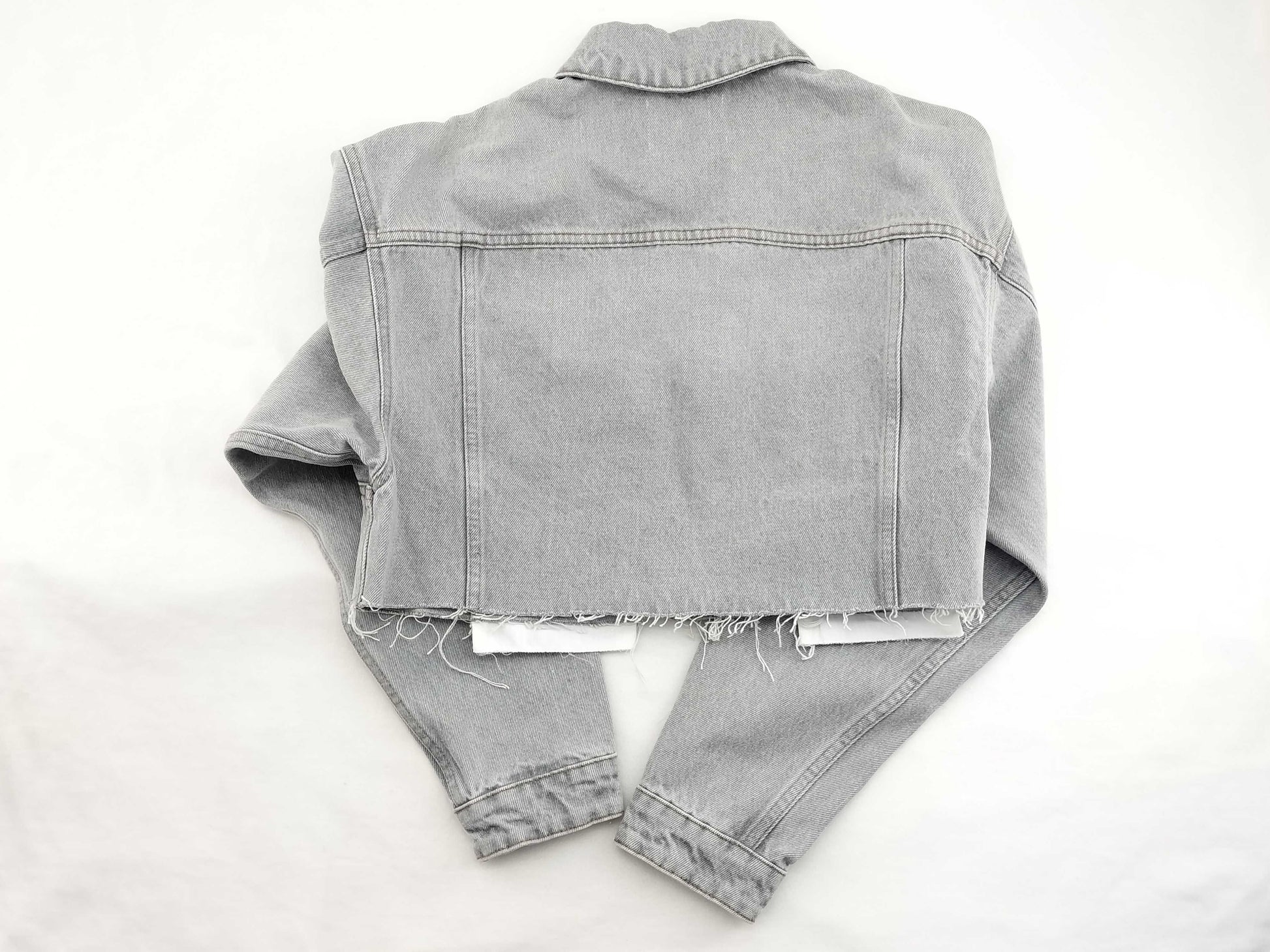 Miu Miu Miu Cropped Logo Denim Jacket