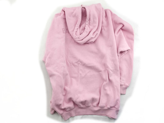 BALENCIAGA Logo Print Hoodie Top