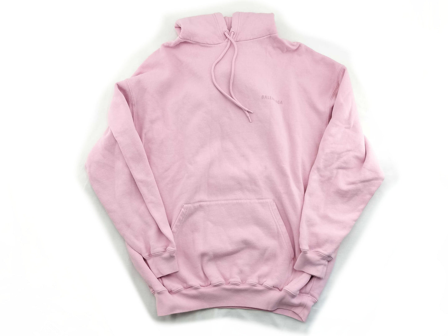 BALENCIAGA Logo Print Hoodie Top