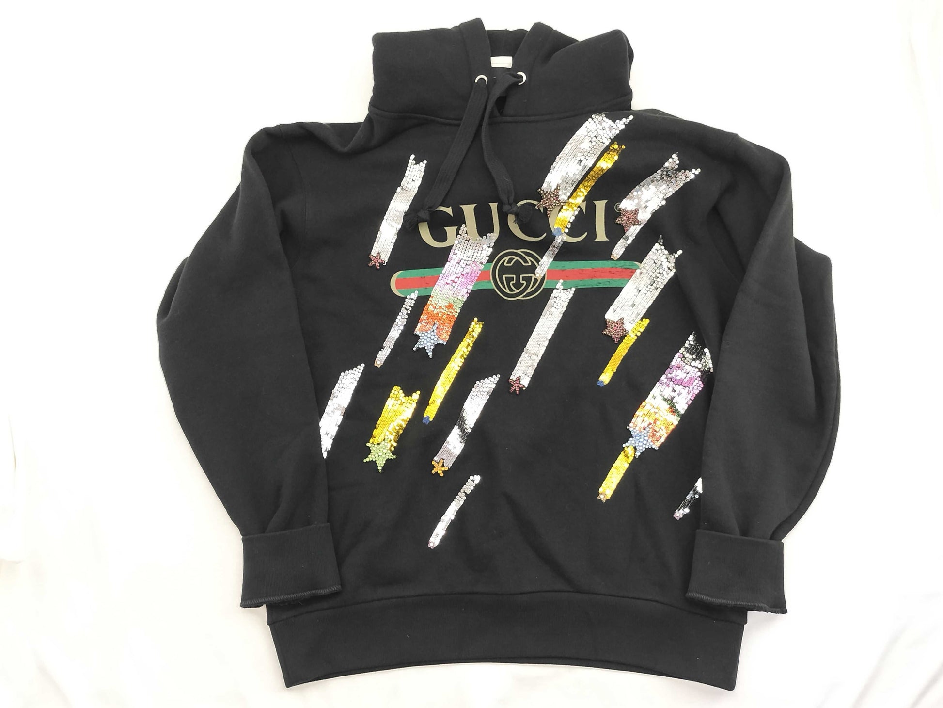 GUCCI Vintage Logo Shooting Star Hoodie Top