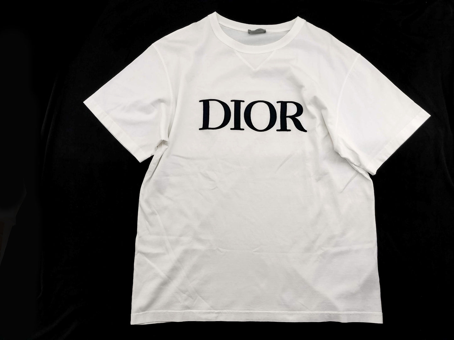 Dior Logo Embroidery T-Shirt